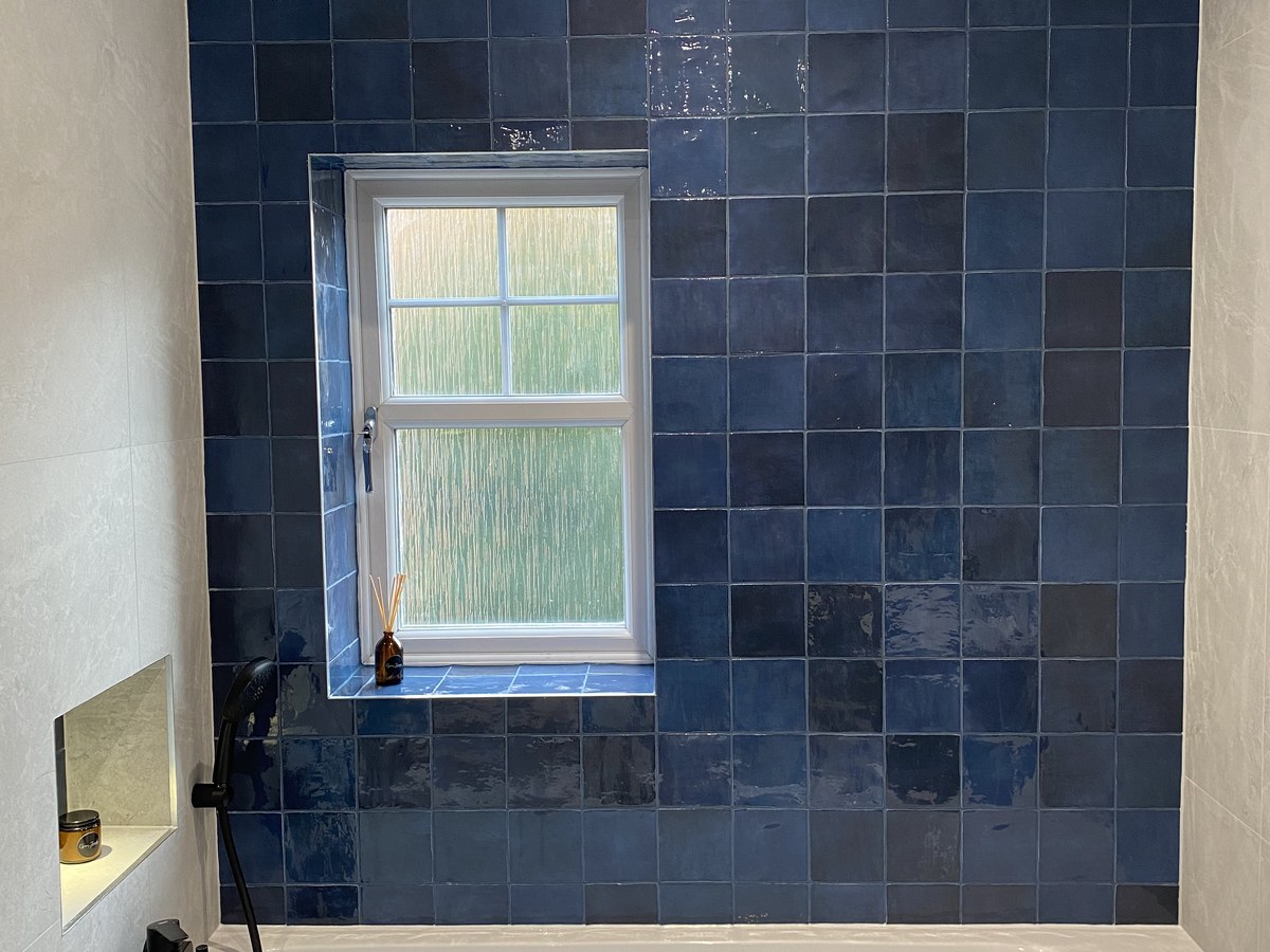 Bespoke vanity unit and basin in Farnham